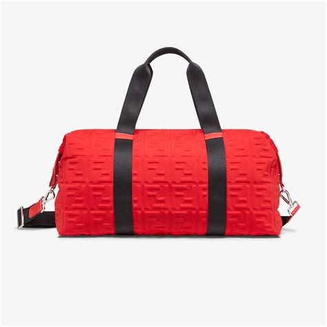 red fendi duffel bag|fendi weekend baggot.